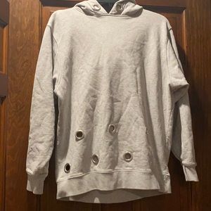 Gray Zara hoodie sweatshirt size medium